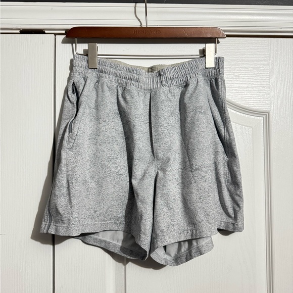 2 lululemon athletica Gray and Olive Athletic Shorts - Picture 4 of 5